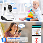 Hiseeu Home Security 2MP 5MP Wifi IP Camera Audio Record Indoor P2P HD CCTV Baby Monitor Wifi Security Camera for Home