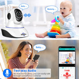 Hiseeu Home Security 2MP 5MP Wifi IP Camera Audio Record Indoor P2P HD CCTV Baby Monitor Wifi Security Camera for Home