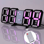 Nordic Digital Alarm Clocks Wall Clocks Hanging Watch Snooze Table Clocks Calendar Thermometer Electronic Clock Digital Clocks