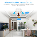 Fuers IP Camera 3MP E27 Bulb Full Color Wifi Indoor Mini Tuya Smart Home Surveillance Camera Security Baby Monitor Video Pet Cam