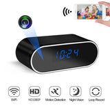 Mini Camera Clock HD WIFI Control Secret IR Night Vision View Alarm DVR Camcorder Recorder Home Surveillance Security Camera