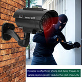 Solar Power Dummy Camera Outdoor Simulation Indoor Bullet LED Light Monitor Security Waterproof Fake  CCTV Surveillance