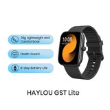 HAYLOU GST Smart Watch Men Women Watch Blood Oxygen Heart Rate Sleep Monitor 12 Sport Models Custom Watch Face Global Version