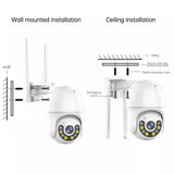 JOOAN 3MP 5MP PTZ WIFI IP Camera Audio CCTV Surveillance Outdoor 4X Digital Zoom Night Full Color Wireless Waterproof Security