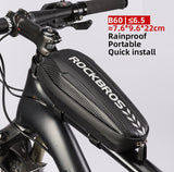 ROCKBROS Universal Electric Scooter Head Handle Bag Hard Shell Bag Electric Scooter Bag for Xiaomi Bicycle bag Scooter Accessory