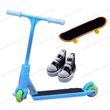 Mini Scooter Two Wheel Scooter Finger Skateboard Finger Shoes Mini Cloth Children's Educational Toys Finger Bike Funny Toy