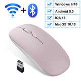 Wireless Mouse Bluetooth Rechargeable Mouse Wireless Computer Silent Mause Ergonomic Mini Mouse USB Optical Mice For PC laptop