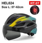 NEWBOLER Cycling Helmet Man Women LED Light Helmet Road Mountain Bike Helmet Lens For Riding Bicycle Sports Skateboard Scooter