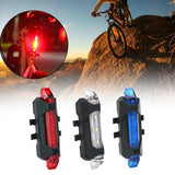 USB Rechargeable Waterproof Mountain Bike Lamp Warning Cycling Taillight Bike LED Headlight Tail Light For Electric Scooter