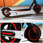 Wheel Hub Protective Reflective Sticker For Xiaomi M365 Pro 1s Electric Scooter Wheel Sticke Parts Scooter Accessories