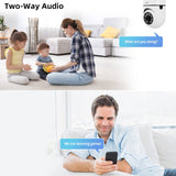 Fuers IP Camera 3MP E27 Bulb Full Color Wifi Indoor Mini Tuya Smart Home Surveillance Camera Security Baby Monitor Video Pet Cam