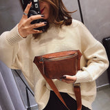 Waist Bags PU Leather Pack Shoulder Bag Ladies Alligator Pattern Waist Pack Women Belt Multifunctional Chest Bag cross body bags