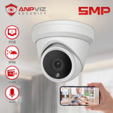 Anpviz 5mp POE IP Camera Outdoor Security Hikvision Compatible CCTV Camera Video Surveillance 30m Built-in Mic Audio IP66 H.265