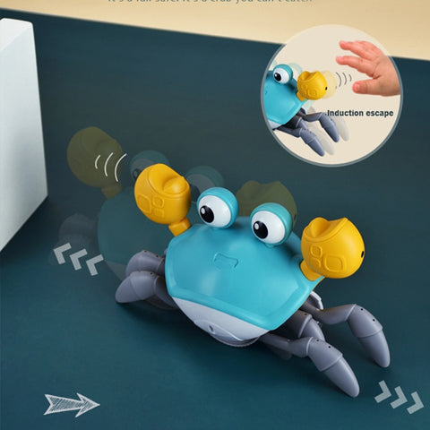 Induction Escape Crab Rechargeable Electric Pet Musical Toys Children&#39;S Toys Birthday Gifts Interactive Toys Learn To Climb Toys