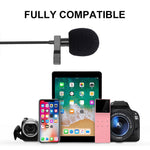 Wired Microphone USB Condenser Mic Computer Recording Microphone Type-C Mobile Phone Camera Interview Live Broadcast Collar Clip