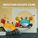 Induction Escape Crab Rechargeable Electric Pet Musical Toys Children&#39;S Toys Birthday Gifts Interactive Toys Learn To Climb Toys