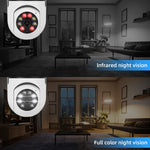 Fuers IP Camera 3MP E27 Bulb Full Color Wifi Indoor Mini Tuya Smart Home Surveillance Camera Security Baby Monitor Video Pet Cam