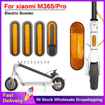 Wheel Cover Protect Shell For Xiaomi Electric Scooter Pro 2/1s/M365 Pro Front Rear Safety Reflective Tube Night Reflector Parts