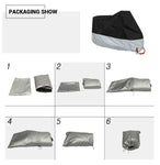 Motorcycle Cover Waterproof All Season Dustproof UV Protective Outdoor Indoor Scooter 190T Wear-resistant Fabric Motorbike Cover