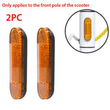 Wheel Cover Protect Shell For Xiaomi Electric Scooter Pro 2/1s/M365 Pro Front Rear Safety Reflective Tube Night Reflector Parts