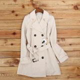 Spring and Autumn new long section of female trench coat retro classic double-breasted trench coat jaket lapel plus size