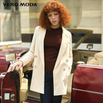 Vero Moda New Ins Style Women's H-shaped Lapel Double-breasted Suit Jacket - shop.livefree.co.uk