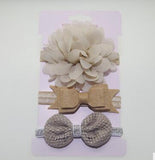 3Pcs Baby Elastic flower headband - shop.livefree.co.uk