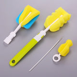 7Pcs/set Bottle Sponge Cleaning Brush Tools Straw Brush Set - shop.livefree.co.uk