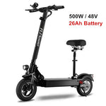 FLJ Electric Scooter for Adult with Foldable Seat - shop.livefree.co.uk