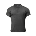 Muscleguys Man Fashion Polo Shirt Casual Fashion Plain Color Short Sleeve High Quality Slim Polo Shirt Men Fitness Polo homme - shop.livefree.co.uk