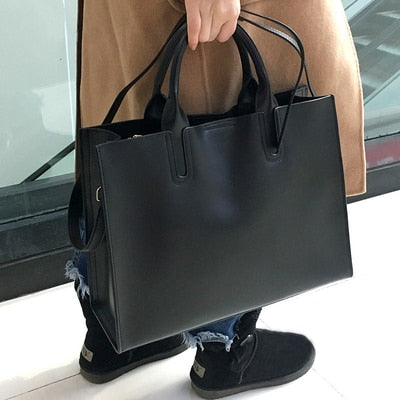 Sales Promotion!Casual Women Genuine Leather Bag Big Women Shoulder Bags Luxury Messenger Bags handbag Female High Quality Tote - shop.livefree.co.uk