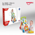 Multifunctional Baby Walker Stand-to-Sit Trolley Learning Walk Music Piano - shop.livefree.co.uk