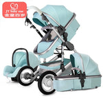 Normal ship! 3 in 1 baby strollers and sleeping basket newborn 2 in 1 baby stroller pram one parcel with car seat - shop.livefree.co.uk