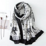 Autumn And Winter Cotton Elephant Scarf - shop.livefree.co.uk