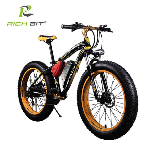 RichBit  Electric Mountain/Snow Bike with Fat Tires - shop.livefree.co.uk