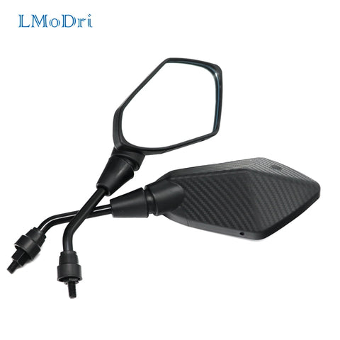 LMoDri 2Pcs Carbon Fiber E-Bike Rear-view Mirrors - shop.livefree.co.uk