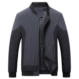 Men Bomber Jakets Baseball Coats Patchwork Outwears Windbreaker Slim Fit Men's Clothing Brand Casual Spring Autumn Jacket LM103