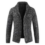 Sweater Men Autumn Winter Zip Casual Long Sleeve Slim Pocket Fit  Jacket Coat Jumper Mens Wear Sweaters  Cardigans