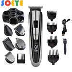 Electric hair clipper multifunctional trimmer for men electric shaver for men's razor Nose trimmer Kemei Hair cutting machine 5