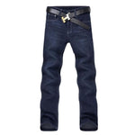 50% Hot Sale Classic Men Casual Mid-Rise Straight Denim Jeans Long Pants Comfortable Trousers