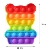 New Fidget Toys Antistress Toys Push Bubble Silicone for Children Adult Stress Reliever Squeeze Board Fidget Game frete grátis
