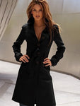 2021 Autumn Winter Coat Multi-colored Western Style Split Jakets Classic Women Long Blazer Vest Elegant Office Lady Coat Female