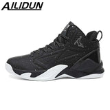 Basketball Shoes Men Air Basketball Sneakers Women Couple Mixed Color Breathable Sports Shoes Fitness Trainers Size 46