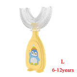 Baby Toothbrush Children 360 Degree U-shaped Child Toothbrush Teethers Soft Silicone Baby Brush Kids Teeth Oral Care Cleaning