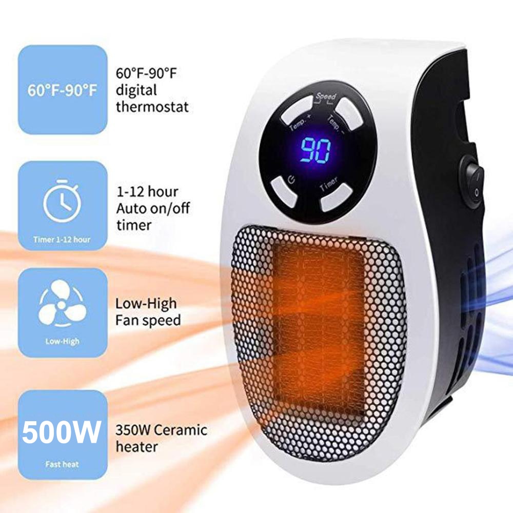 Mini Heater Small Desktop Ultra-quiet Cute Warm Fan Heater