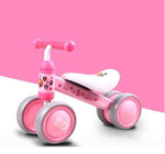 Infant 4 Wheels Baby Walker Kids Bikes Scooter Bicycle Balance Bike Toddler Walker Ride On Toys Car Christmas Gift 1-4 years old