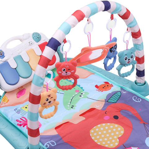 Toddlers Baby Gym Play Mat Kick and Play Musical Activity Center Activity Rug Toys for Babies 6-12 Months, Christmas Gift