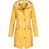 Butemoda New Women's Raincoat Jacket Coat Transition Jackets Sunsets Long Autumn Winter Windbreaker Waterproof Sports Jakets