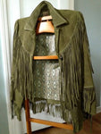 Suede Tassel Bohemian Ethnic Jacket Women 2022 Spring/Autumn Crop Puffer Jacket Women Solid Jaket Coats Women Clothing
