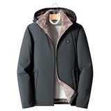 5XL Men Winter New Casual Classic Warm Thick Fleece Parkas Jacket Coat Men Autumn Fashion Pockets Windproof Parka Men Plus Size
